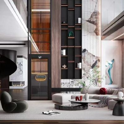 1-2 personen schroefgedreven lift binnenshuis schroefgedreven huislift