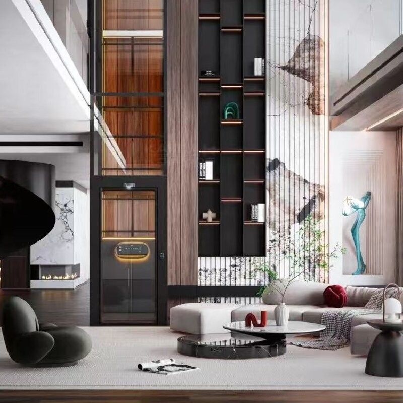 1-2 personen schroefgedreven lift binnenshuis schroefgedreven huislift