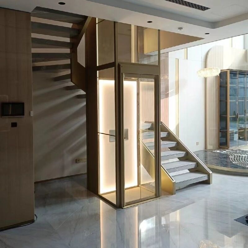 Automatische hydraulische passagierslift met 304# cabine en 4,7 kW motor