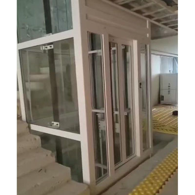 Gearless Traction Home Small Residential Elevators Microprocessor gebaseerd besturingssysteem