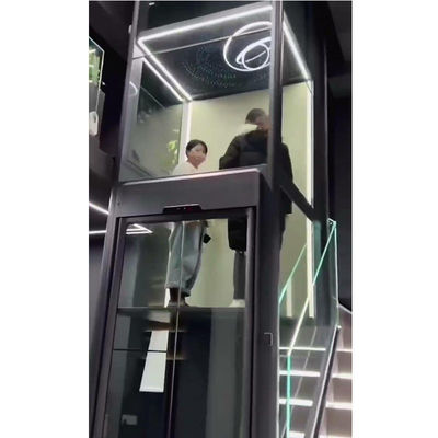 Doorzichtige Acryl deur Huis Lift 500lbs Home Mini Lift
