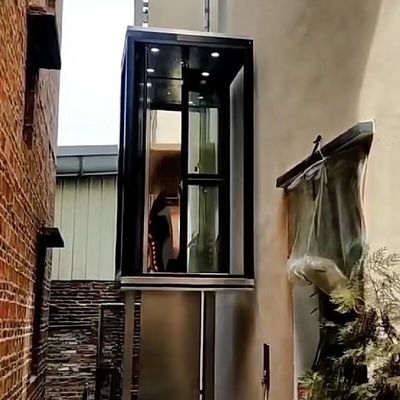 Naakte hut Hydraulische woninglift 5 verdiepingen Schachtloze woninglift