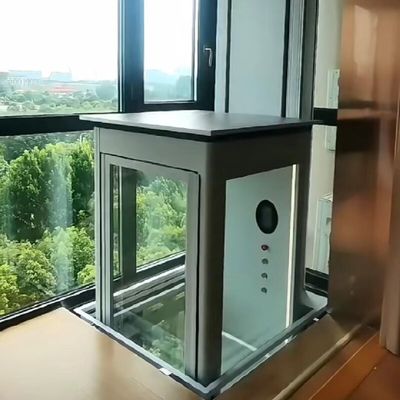 Marmeren vloeren Hydraulische woningliften LED-paneel Compacte woningliften