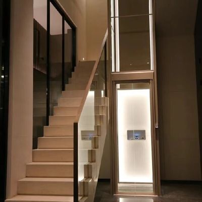 4.7 Kw Hydraulische machine kamer minder lift met 0 M put diepte en microprocessor controle Hydraulische lift voor huis