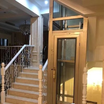 Noodstopknop Hydraulische Mrl Lift 4.7 Kw Motor Roestvrijstalen Kabineken voor woonruimte