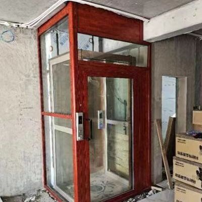Deck Floor Kleine huishoudelijke lift met 5 stops 4,7 kW motor 0 M putdiepte