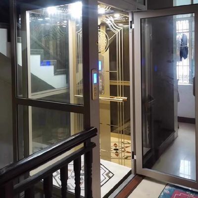Residential Door de lift zien Kleine hydraulische lift voor thuis