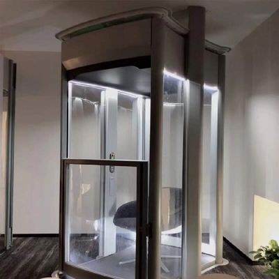 0.6M/S snelheid Huishoudelijke lift 400 kg capaciteit Buitenwoningslift