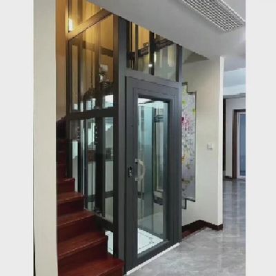 Industrial Feeling Traction Home Lift zonder machinekamer 400kg aangepaste cabine