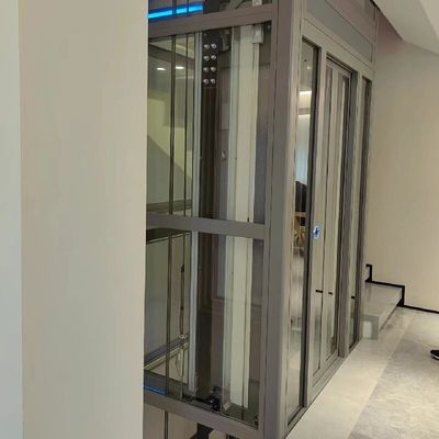 Traction Home Lift met 30M reishoogte aangedreven door tandwielloos tractiesysteem ISO9001 gecertificeerd