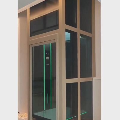 Eenvoudige schommeldeur residentiële trekkrachtlift / VVVF-controle huishoudelijke lift
