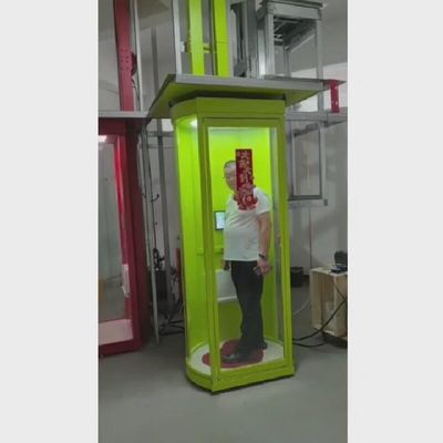 Granit vloer capsule lift voor 2 personen glas capsule lift