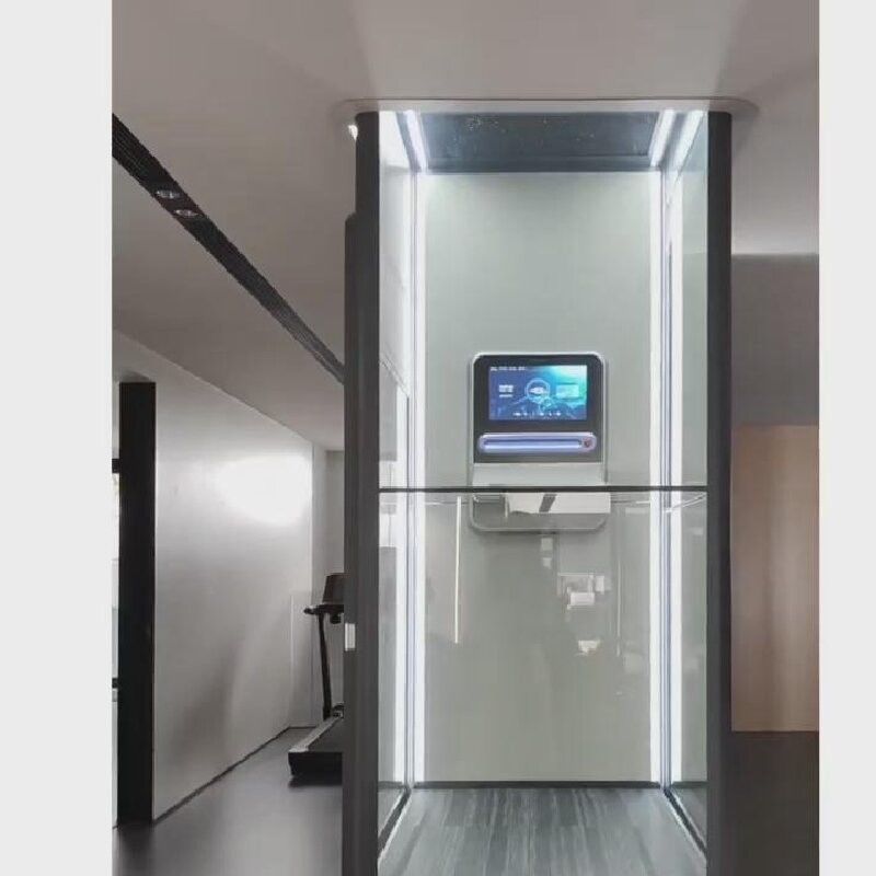 400 kg automatische schroefgedreven lift met veiligheidsvoorzieningen voor binnen 2 haltes