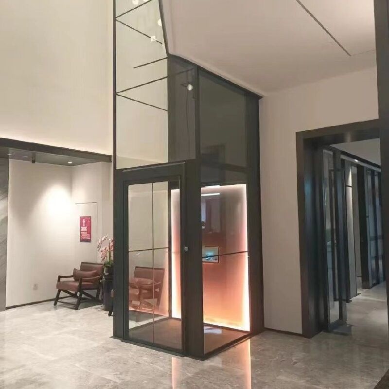 4.7 Kw microprocessorgestuurde huishoudelijke lift / huishoudelijke hydraulische lift met veiligheidskenmerken