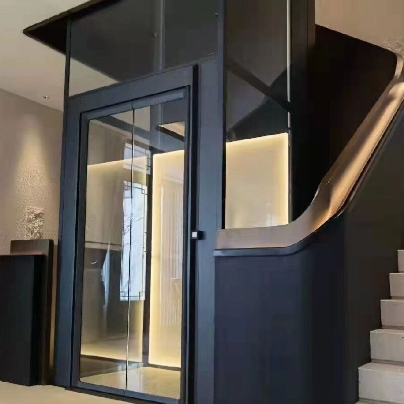 5 stops automatische hydraulische lift met 4,7 kW motor machine kamer minder Mrl lift