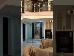 Twee verdiepingen kabel tractie huis lift vlot werken 0,6 M/S