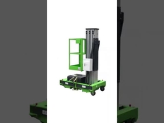 Hydraulische elektrische verticale enkelmastlift op werkhoogtes