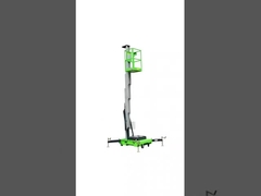 Topkwaliteit 6m hoogte Double Masters Aluminium Lift, Hydraulische Man Lift voor onderhoud